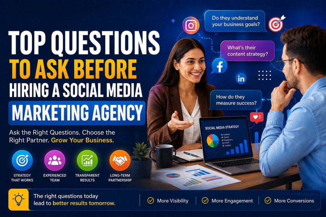 Questions to ask before hiring a social media marketing agency