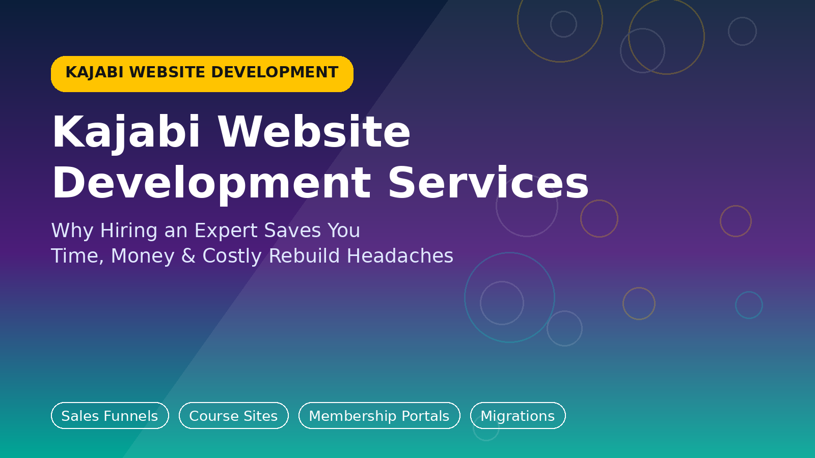 Hire a Kajabi website developer who builds funnels, courses, and membership sites that convert. See my process, services, and real Upwork reviews.