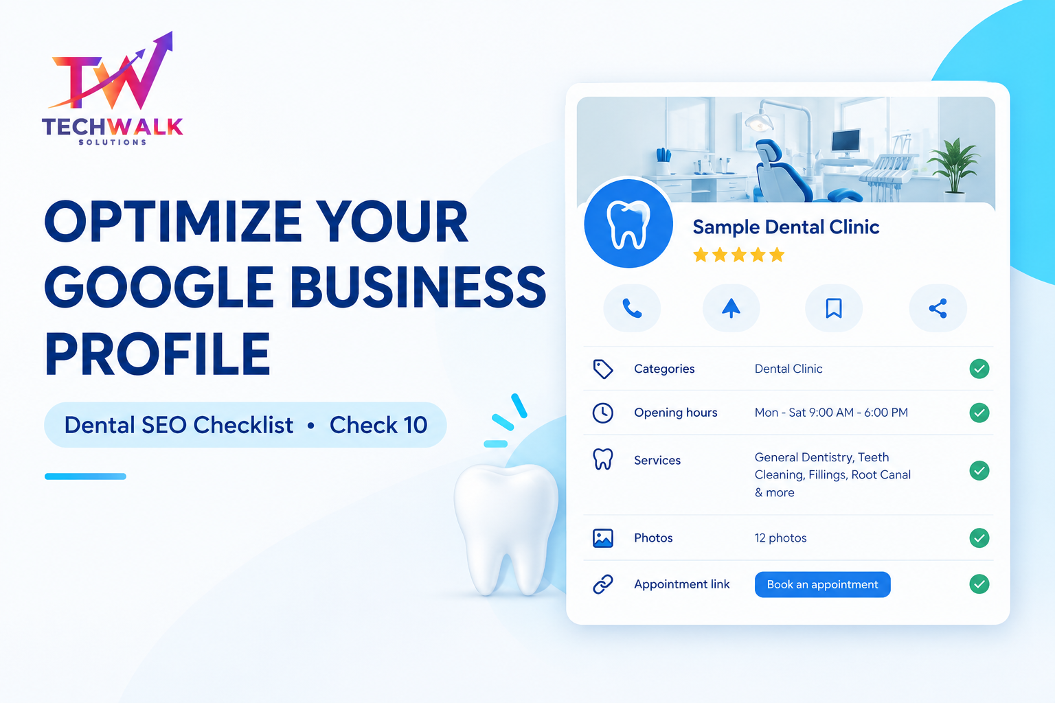 Google Business Profile fields a dental clinic should keep updated